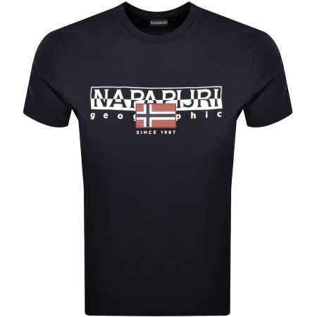 Tシャツ・カットソー NAPAPIJRI Men T Shirts NP0A4IEEN1J1BEIGE Napapijri Men's x Obey Logo T-Shirt in Beige Foam Napapijri